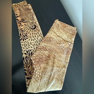 Niyama Sol Tan Patterned Women’s Jeggings